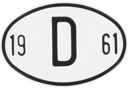 Länderplakette: D 1961