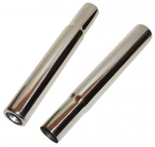 Edelstahl Auspuff Endrohr High-Flow poliert