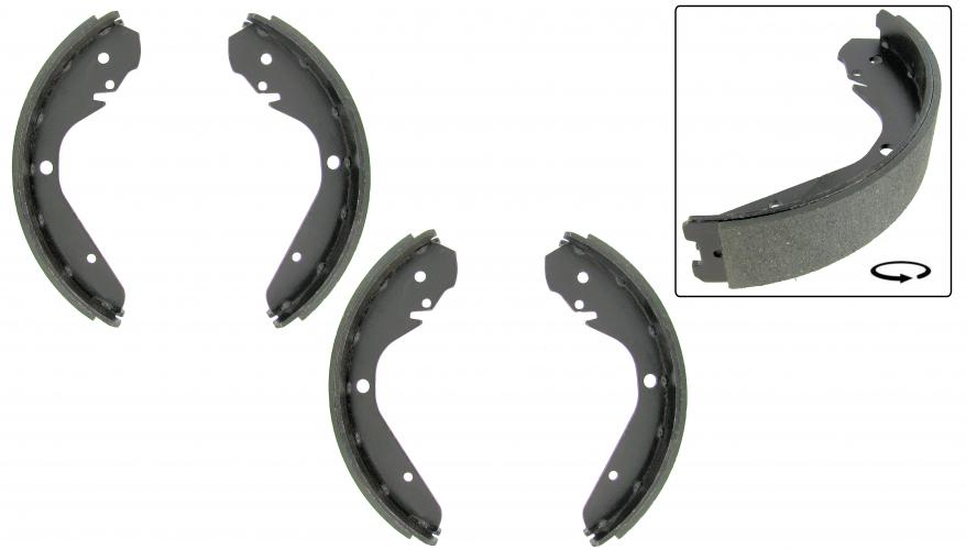 Bremsbacken Satz hinten 45 mm für VW Typ 3