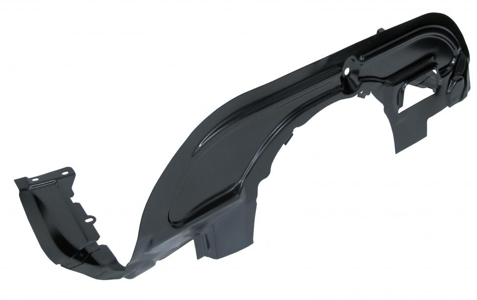 Vordere Motorabdeckplatte schwarz für Type 1 Motor Bus 1971-1979