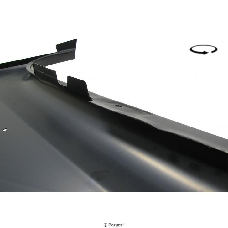 Türaußenhaut mit 10 cm Fensterlaibung rechts