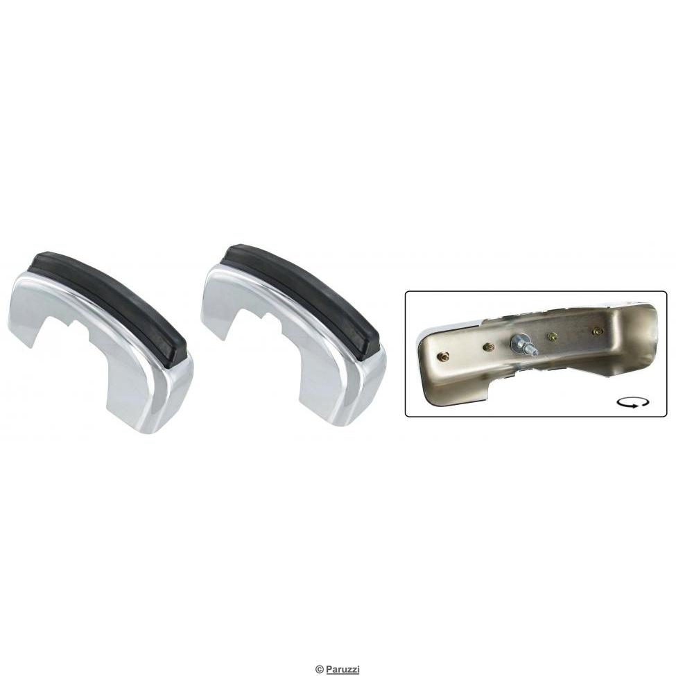 Stoßstangenschützer für Stoßstangen mit Gummistoßleiste (pro Paar)