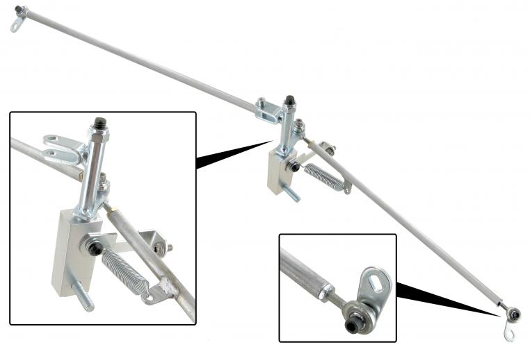 Universal Vergaser Gasgestänge für VW Oldtimer Typ 1