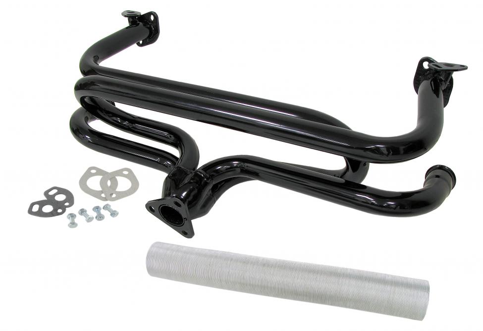 Auspuffkrümmer (schwarze Transportfarbe)