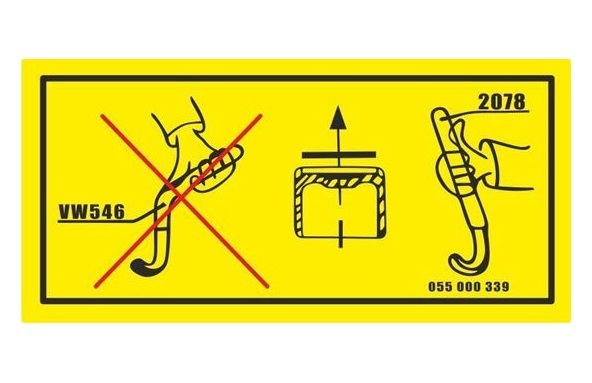 Restaurierungs Aufkleber Warnung Treiber Werkzeug Diesel