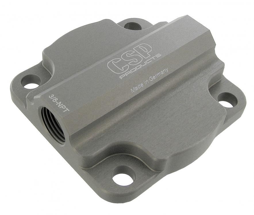 Aluminium Ölpumpendeckel mit Druckventil 9 bar