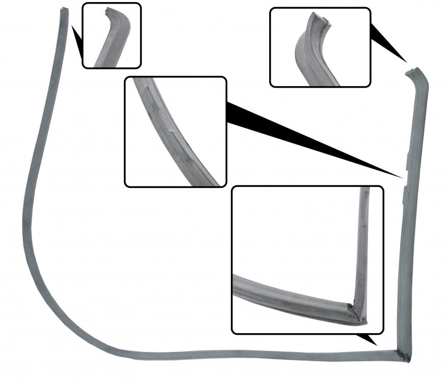 Türdichtung links vorne/hinten VW Typ 181 Gummi