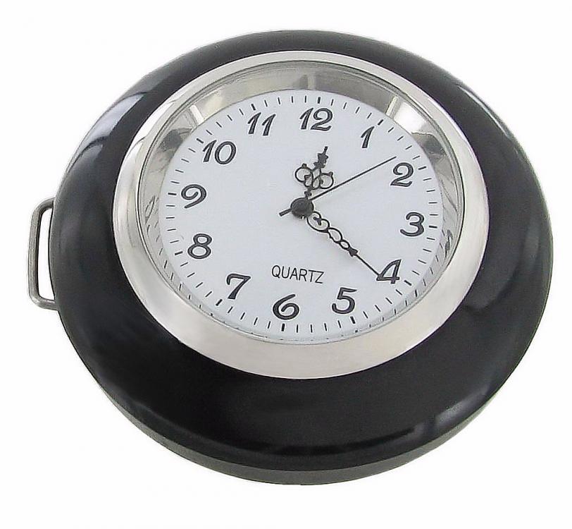 Hupenknopf mit Uhr für klassische Lenkräder – Petri Stil