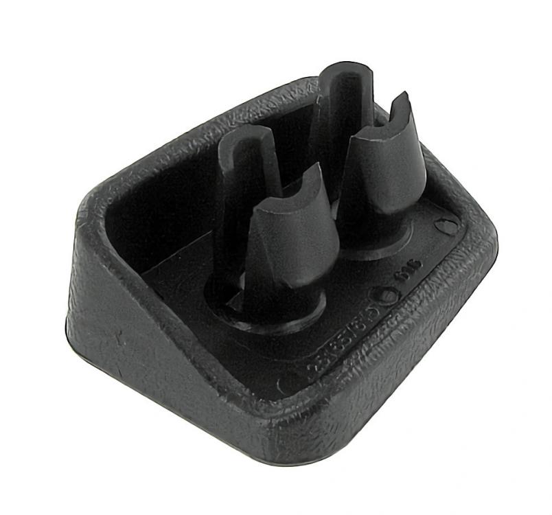 A-Säulen Haltegriff Unterlegplatte satin schwarz