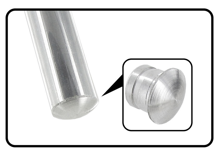 Aluminium Gepäckträger Verschlusskappen hinten 1955-1961