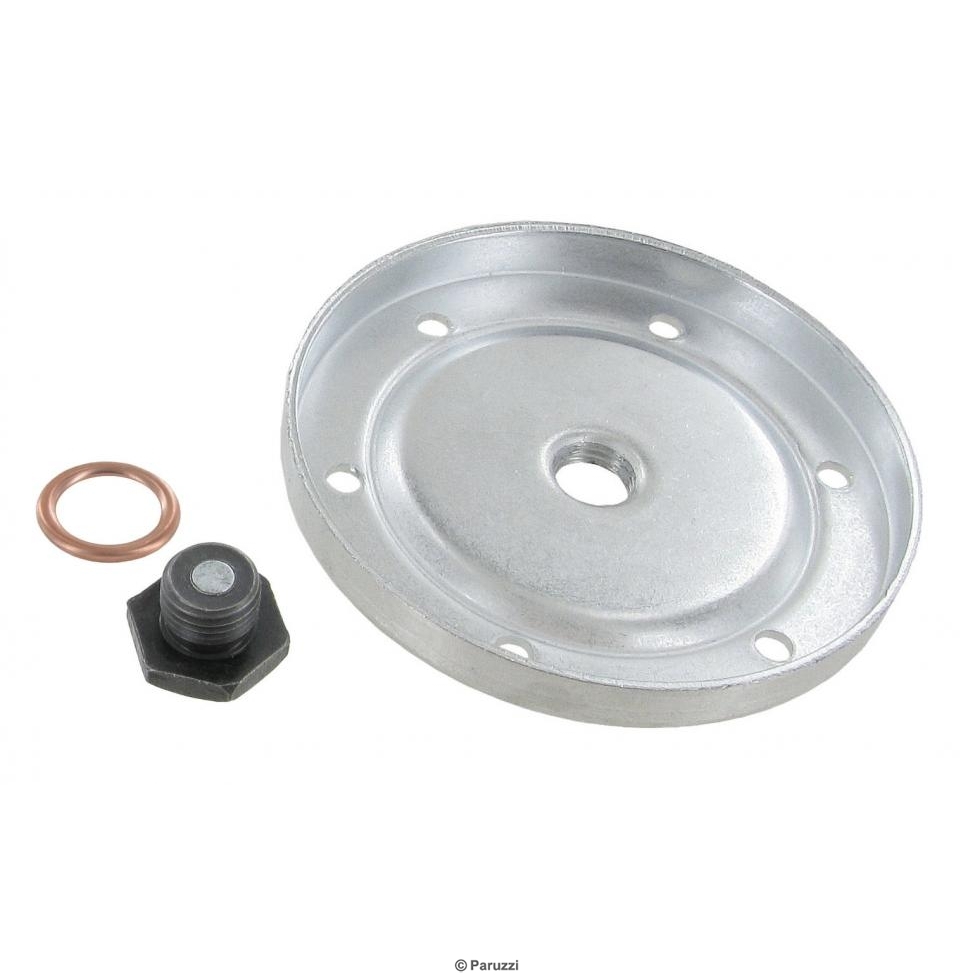 Ölwannendeckel mit Ablasschraube, magnetisch