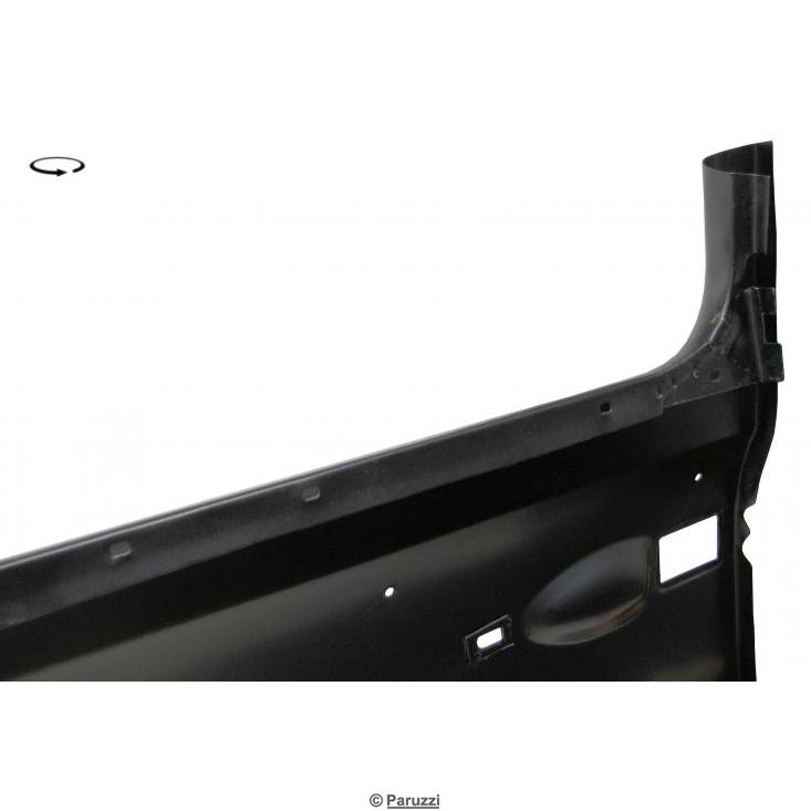 Türaußenhaut mit 10 cm Fensterlaibung rechts