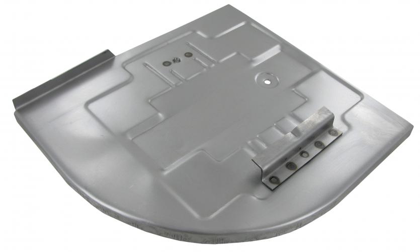 Bodenblech Hinten Rechts (für 12V Batterie)