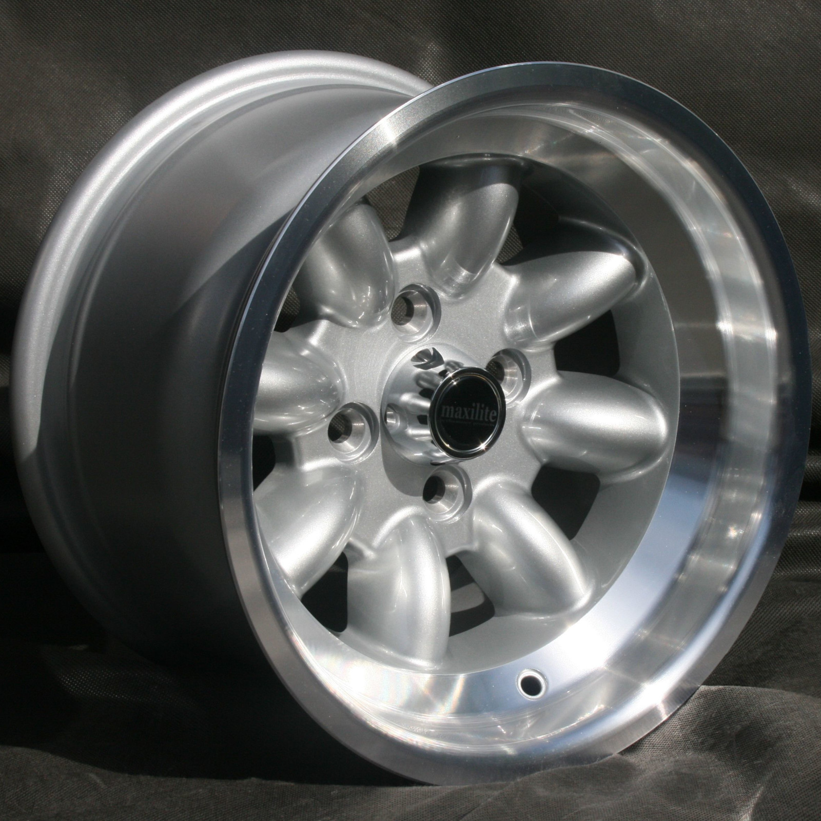 Maxilite Minilite Felge für Ford 8x13 silver/diamond cut