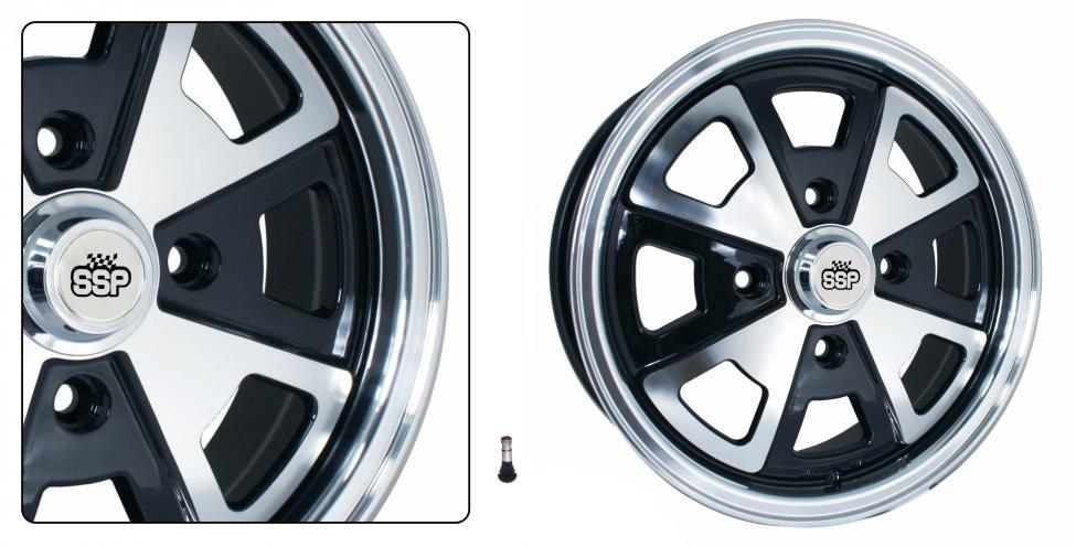 914 Alloy Felge hochglanzschwarz - Leichtmetallfelge