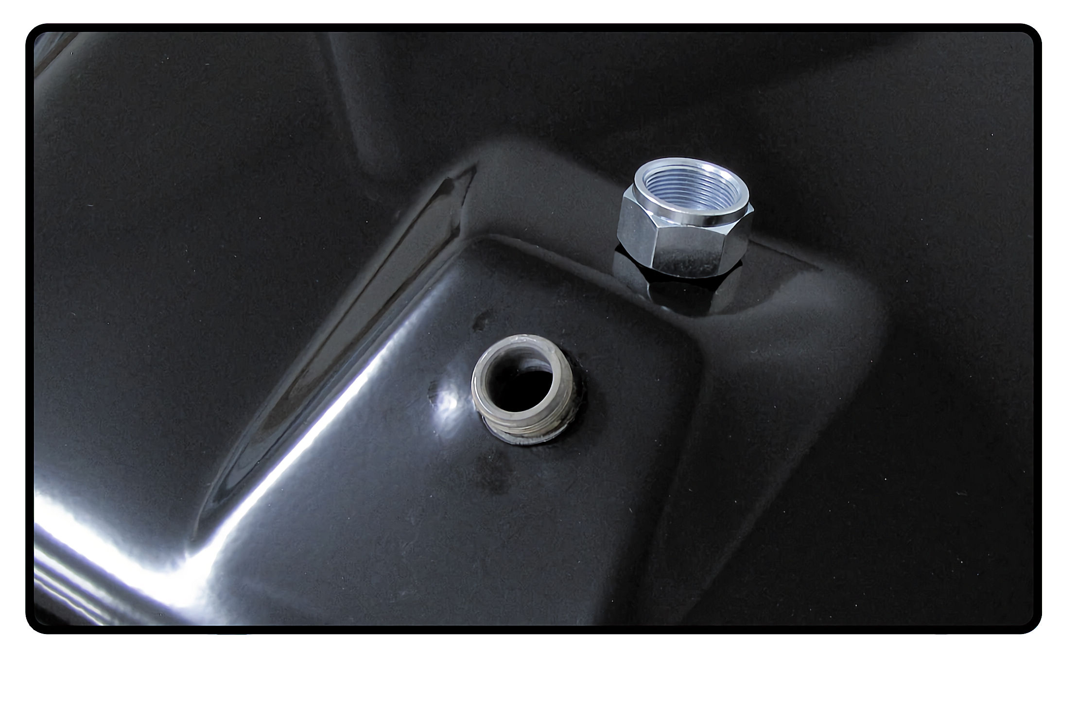 Kraftstofftank 80mm Tankdeckel VW Käfer Karmann Ghia