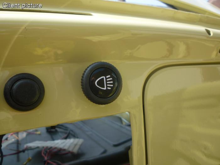 Kappe des Lichtschalterknopfes