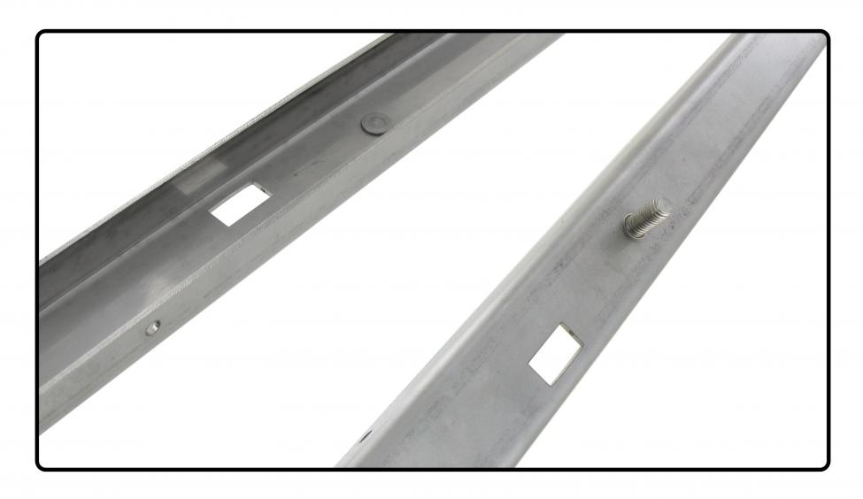 Fenster-Dichtungskanal Kabinentür Edelstahl horizontal