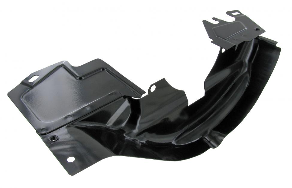 Motorblech hinten Riemenscheibe schwarz für VW-Oldtimer