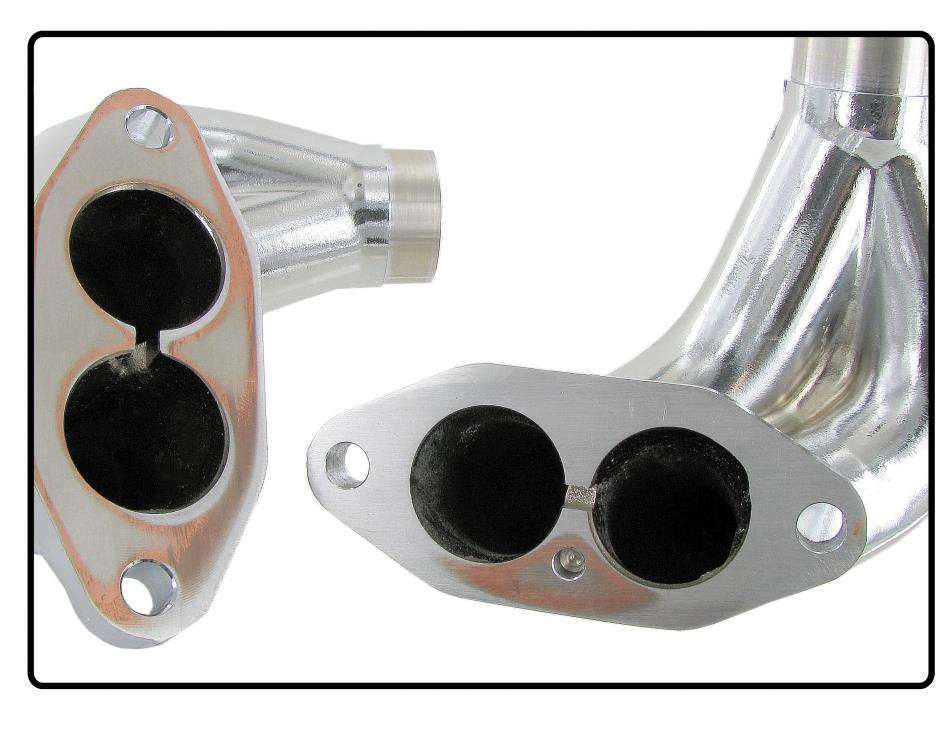 Chrom Ansaugkrümmer Bögen Satz für VW Oldtimer 1300/1600