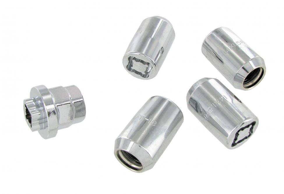 Chrom Radsicherungsmuttern M14 für VW-Oldtimer