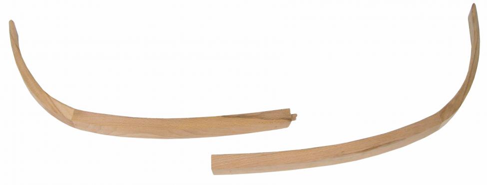 Holz Cabrioverdeck Befestigungsleiste hinten 2-teilig