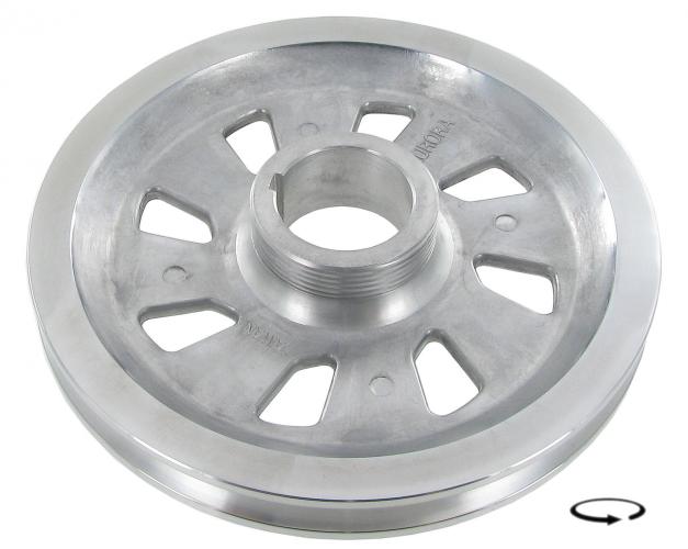 Aluminium Kurbelwellenriemenscheibe 170mm mit Skala und blauem Rand