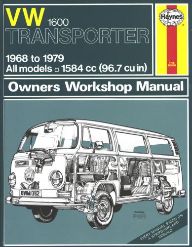 Owner Workshop Manual für T2 Bulli 1600cc Typ 1