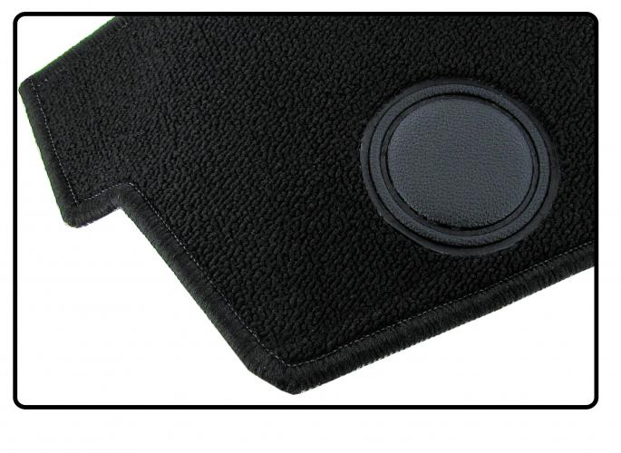 Schlingenware Teppichsatz schwarz, 7-teilig für VW Typ 3
