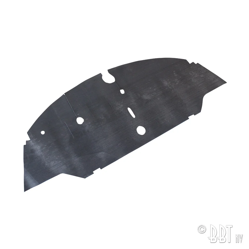 Gummimatte vorne LHD schwarz für VW Bus 50-52