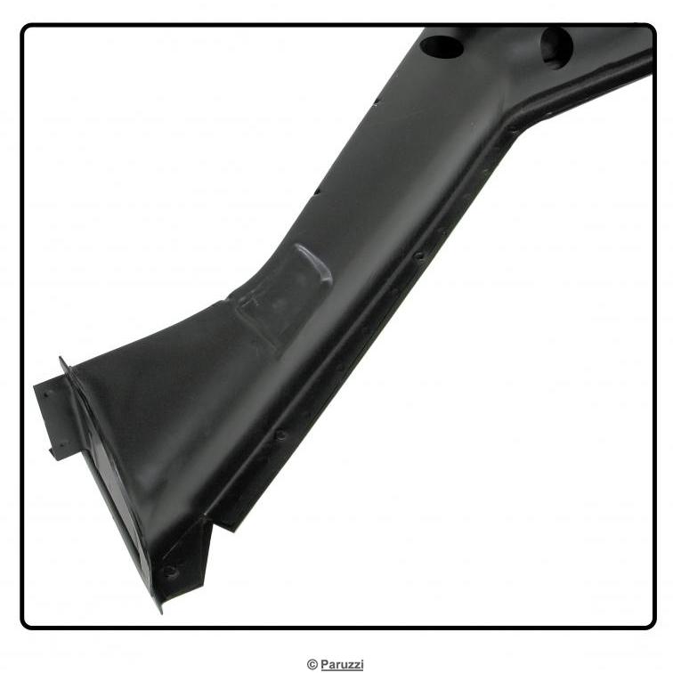 Heizungskanal mit Heizungsrohr rechts