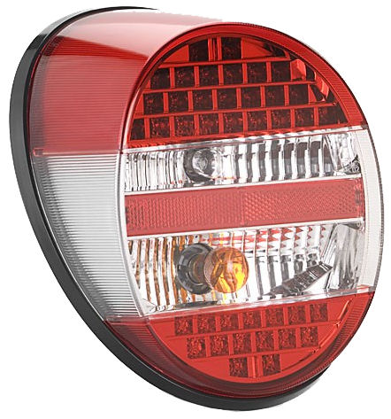 LED Rücklicht Einheit Rot/Klar/Rot 12V für VW Oldtimer