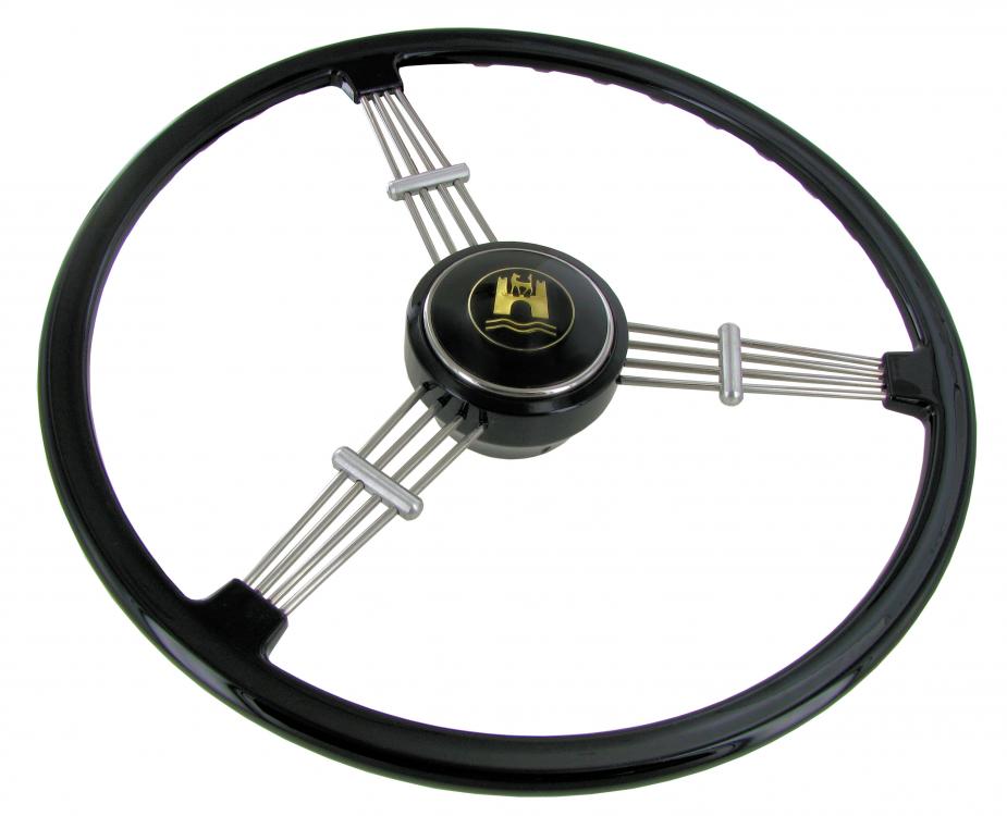 Banjo Lenkrad schwarz, Nachbau für VW Oldtimer