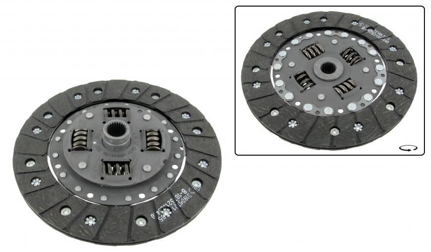 Kupplungsscheibe 215 mm für VW Type 1, T4, Waterboxer Motoren