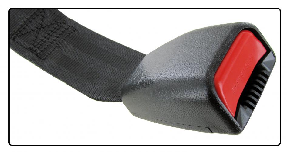 Becken Sicherheitsgurt Schwarz für VW Klassiker