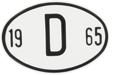 Landesplakette D 1965