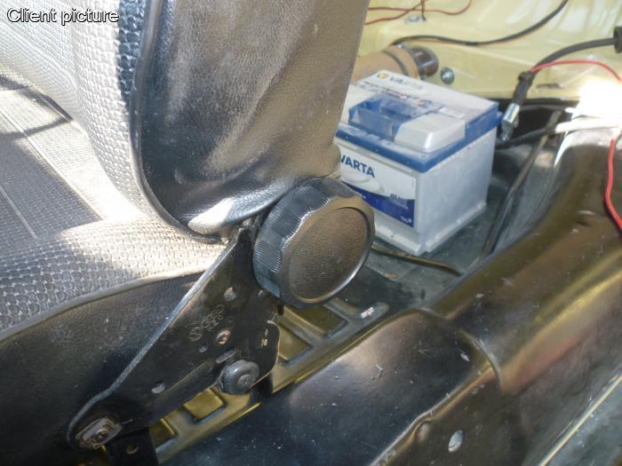 Einstellknopf für die Rückenlehne (pro Stück)