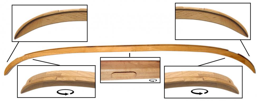 Holz Heckrahmen für Karmann Ghia ab 1968