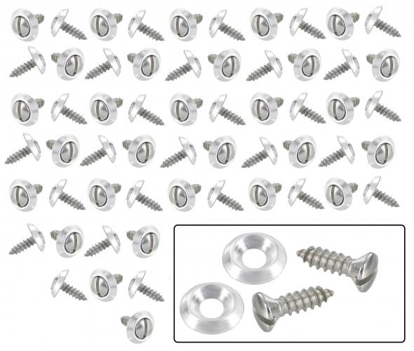 Edelstahl Blechschrauben & konische Unterlegscheiben 3,5x13mm