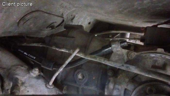 Kupplungszugführung (Außenzug)