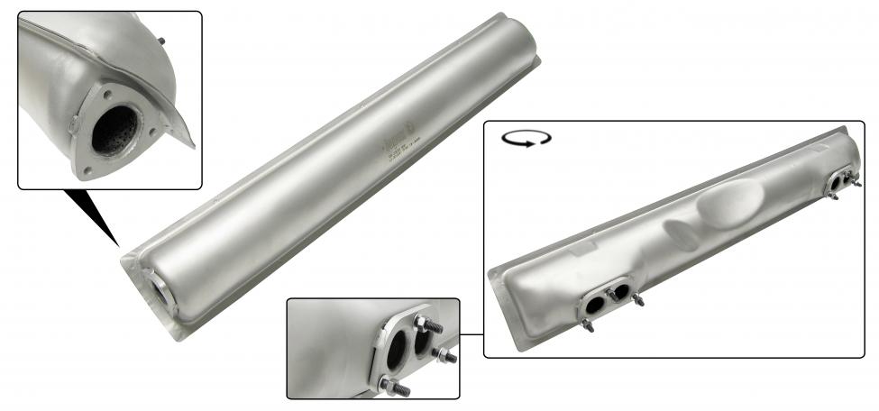 Edelstahl Schalldämpfer für T4 und Waterboxer 1900cc