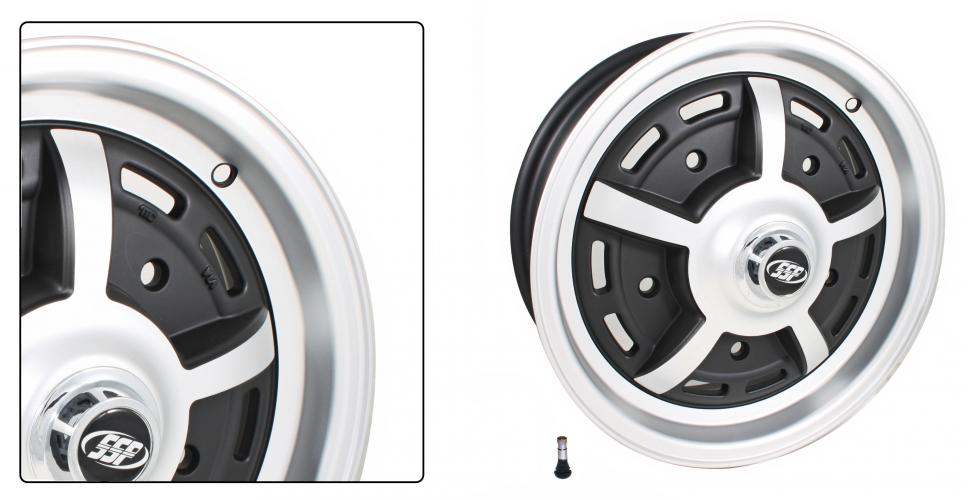 Sprintstar Leichtmetallfelge 5x205, poliert & matt schwarz