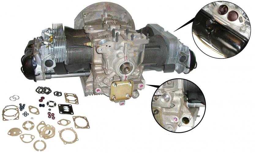 Überholter 1600er Motor T-Serie mit neuem Motorgehäuse