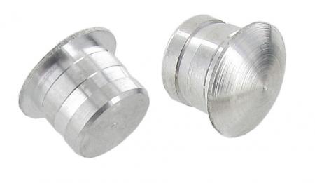 Aluminium Gepäckträger Verschlusskappen hinten 1955-1961