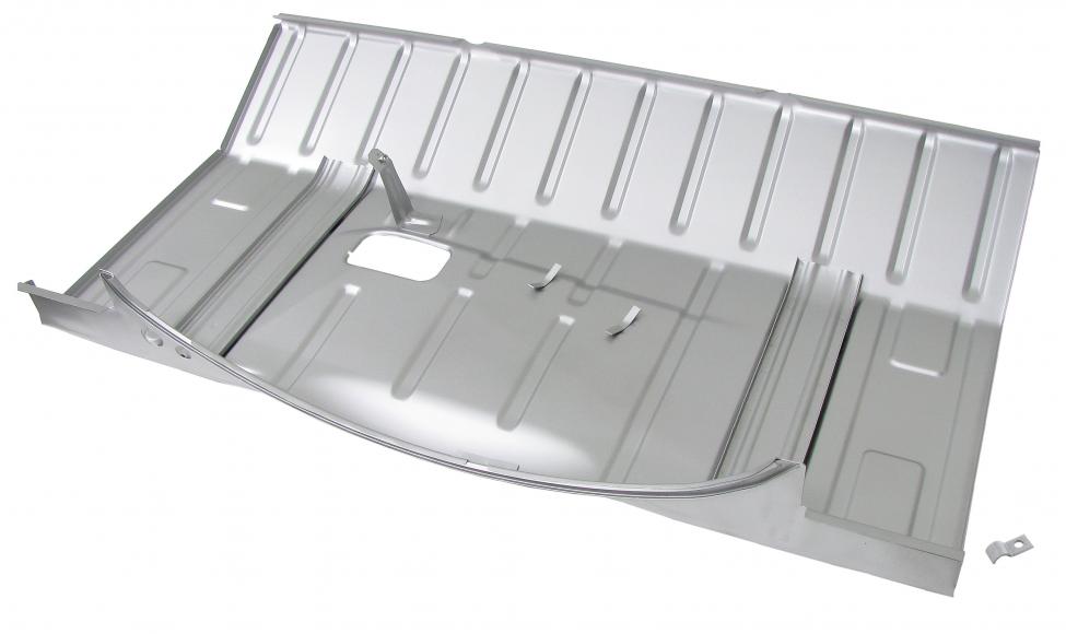 Bodenplatte Hinterachse Kraftstofftank