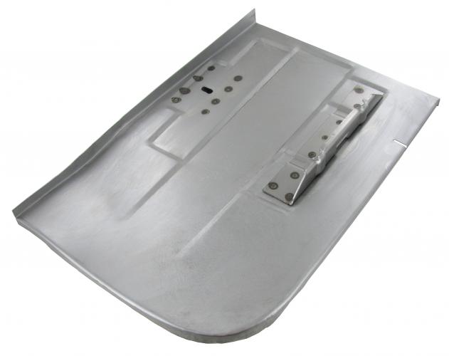 Hintere Bodenblech-Ecke rechts Batterie-Seite für Bulli Pickup
