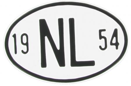 Länderplakette: NL 1954