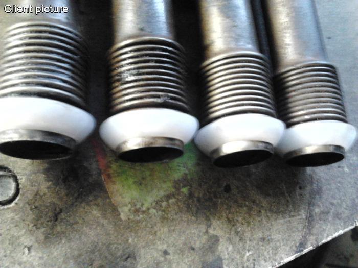 Stößelrohrdichtungen aus Silikon (16 Stück)