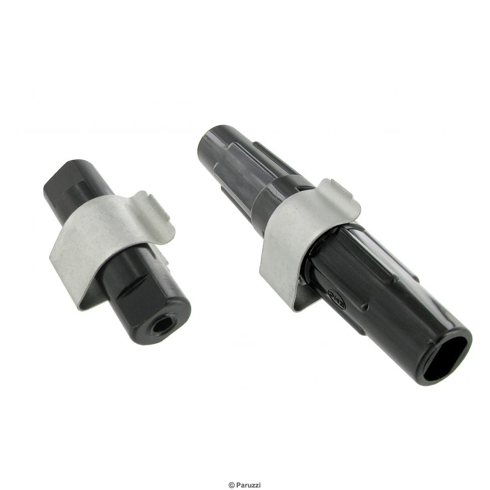 Halterung für Inline-Sicherung mit Klemmbefestigung