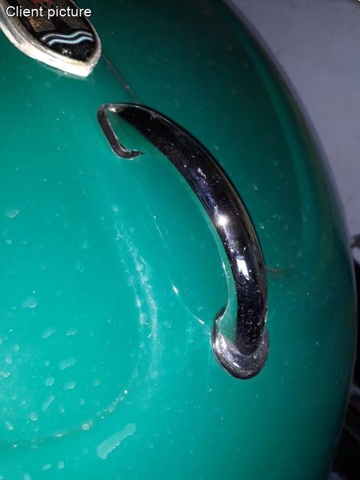 Verchromter Haubengriff B-Qualität